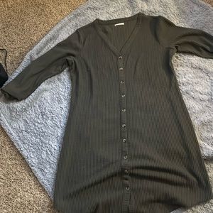 Khaki sweater dress. Excellent condition.